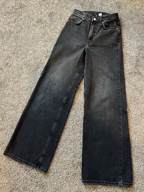 High-Rise Wide Leg Jeans